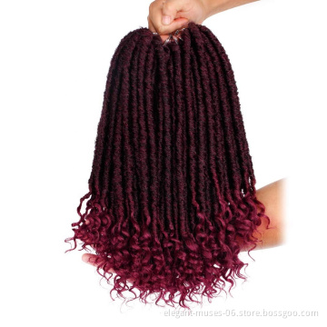 wholesale Pre Twisted Passion Twist hair Synthetic Twists Crochet Hair Long Ombre Braids Crotchet Braid Fluffy Braiding Hair